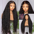 13*4 Deep wave curly wig
