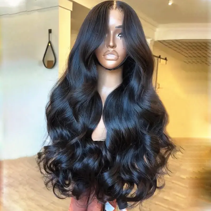 4*4 Brazilian Hair Wavy wig