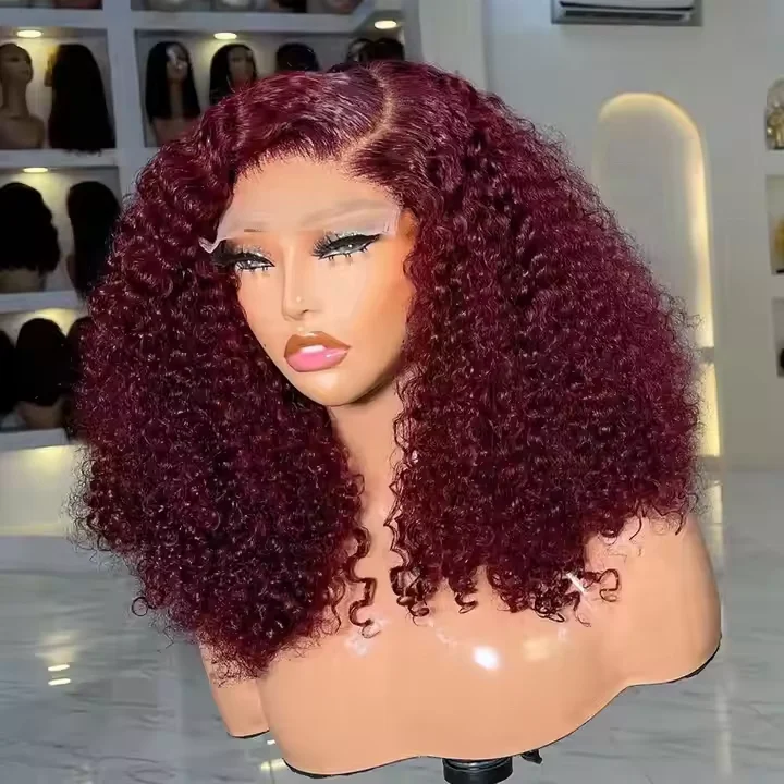 5*5 Mongolian curls wig