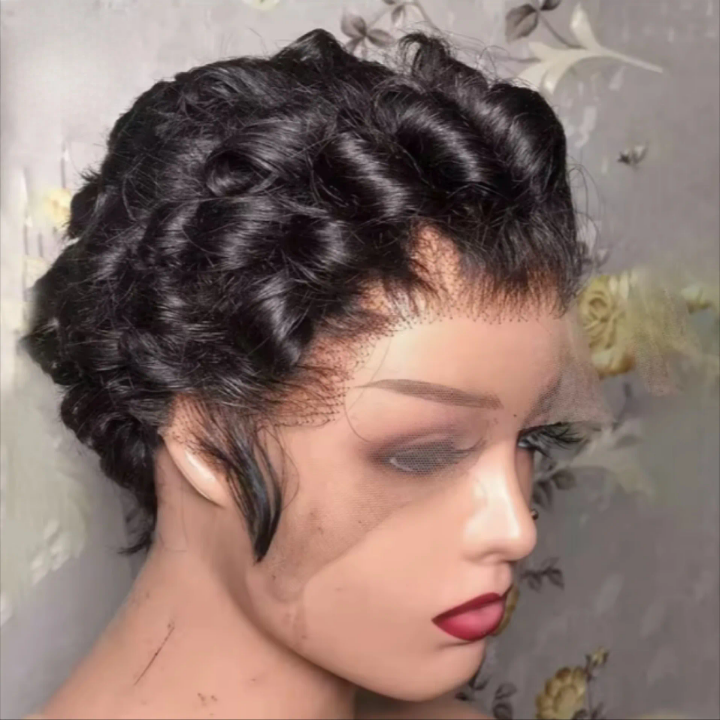 13*4 Pixie Wavy wig